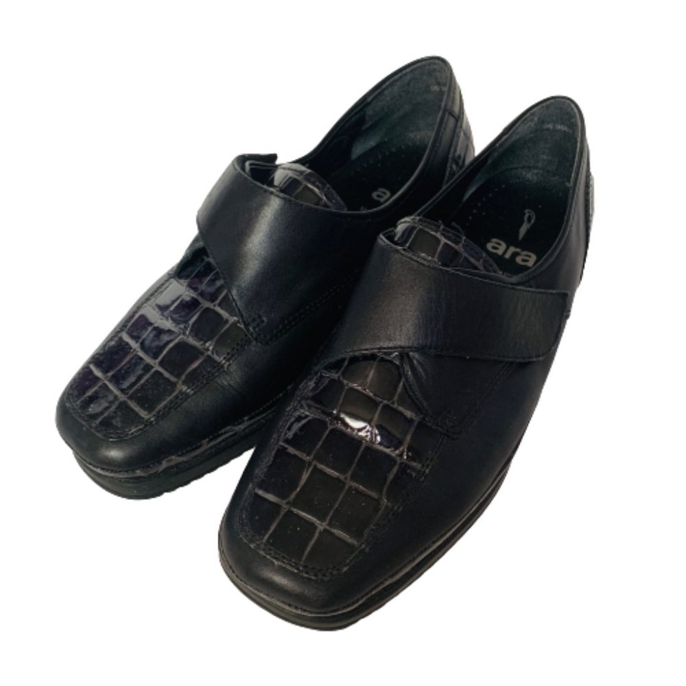 Ara Black Velcro Shoes (NWOT)